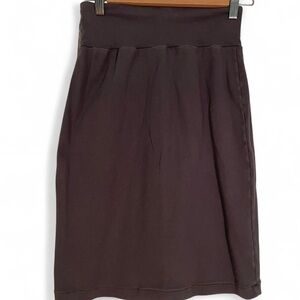 American Apparel Charcoal Gray Pencil Skirt